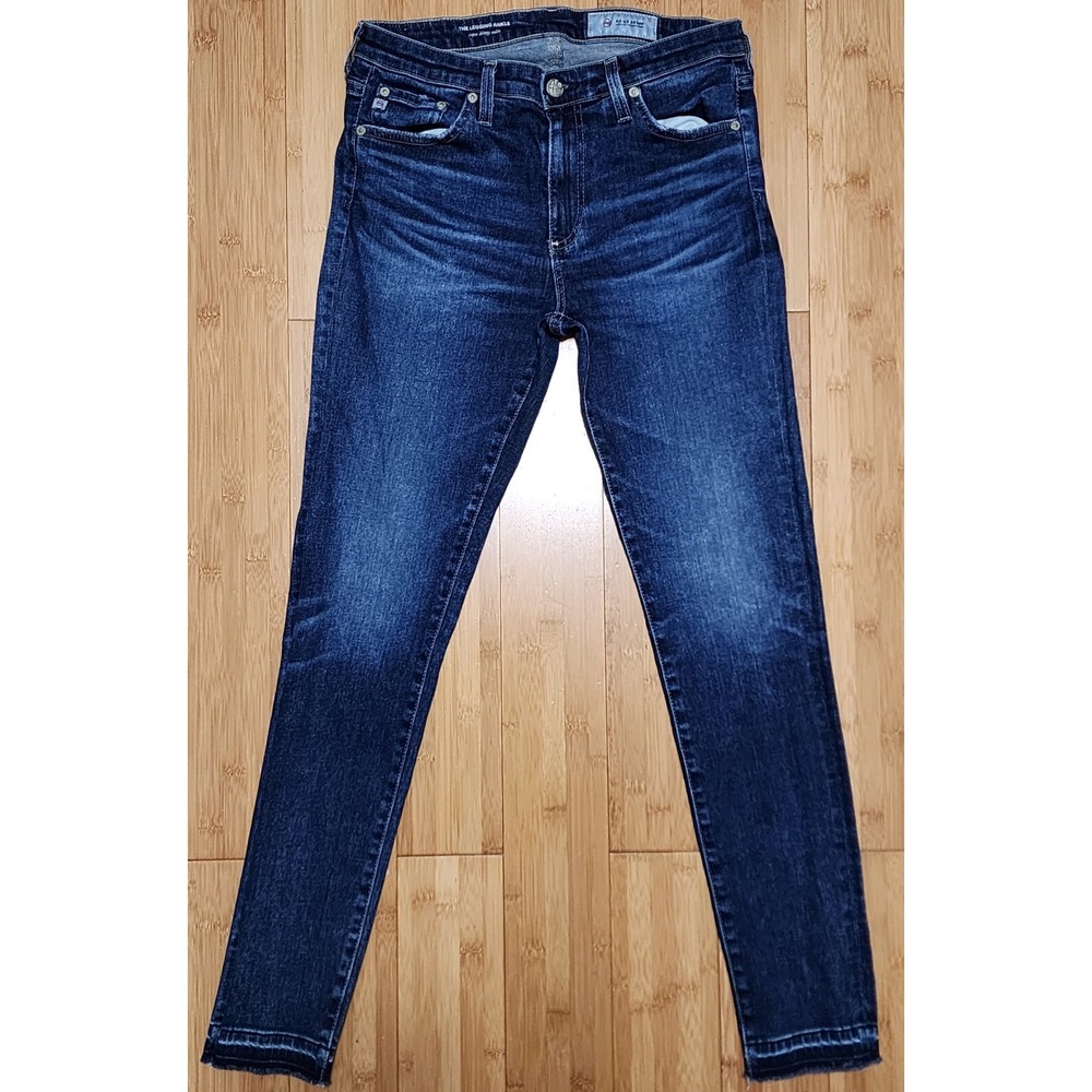 AG Adriano Goldschmied Jeans Womens 29 The Legging Super Skinny Ankle Dark Wash